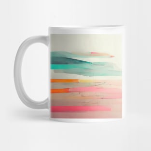 Pastel Abstract Lines Mug